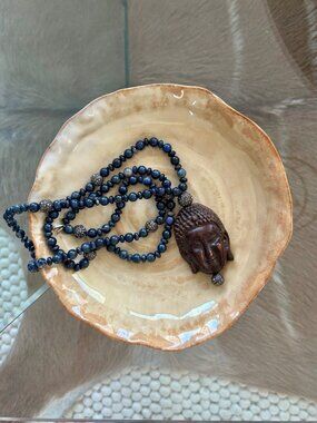 Hip Chik Buddha Head Necklace | Calypso St. Barth | Luxe Boho Spiritual Jewelry